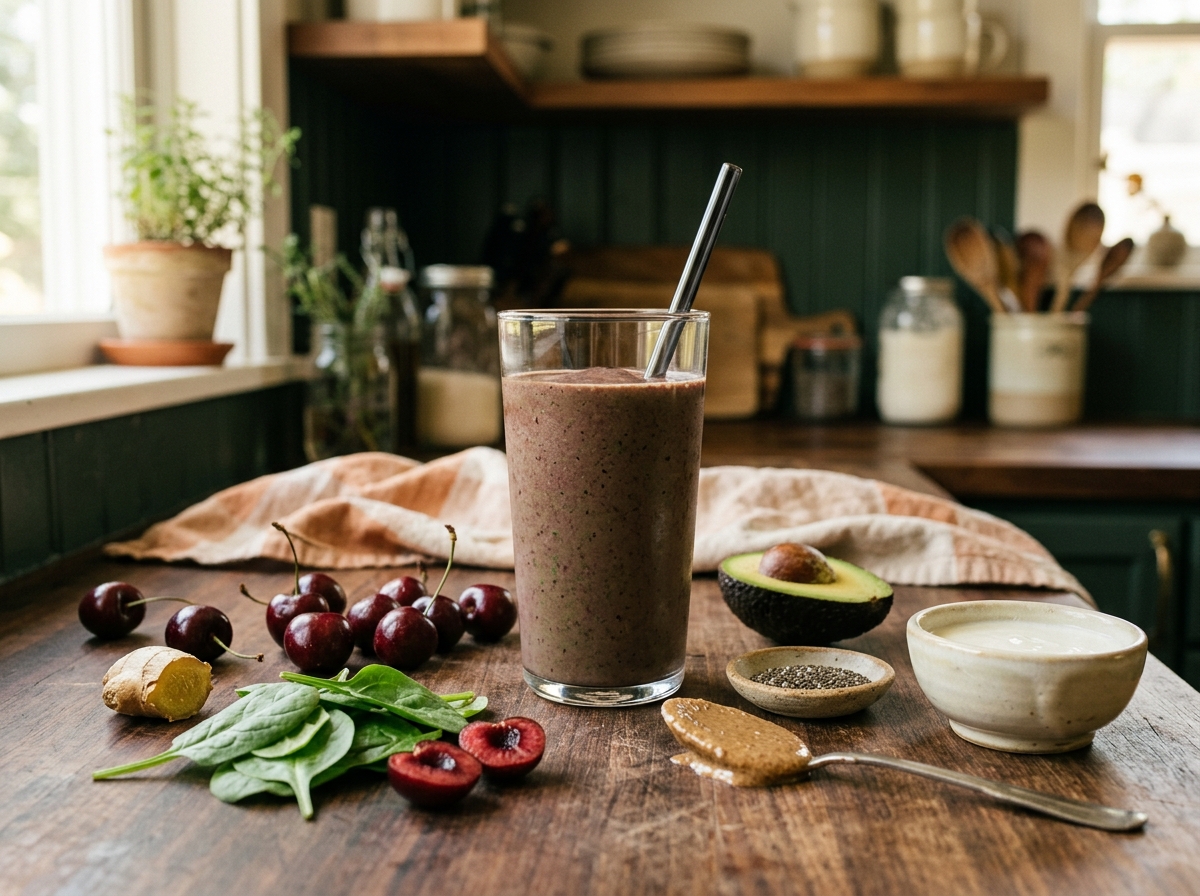 Cherry Spinach smoothie